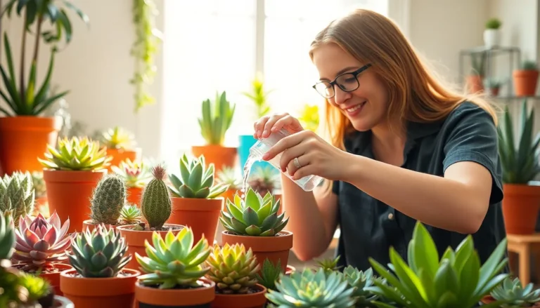 plant succulents