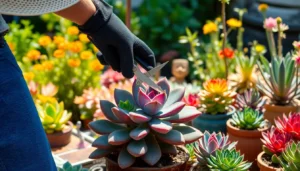 how to trim succulents