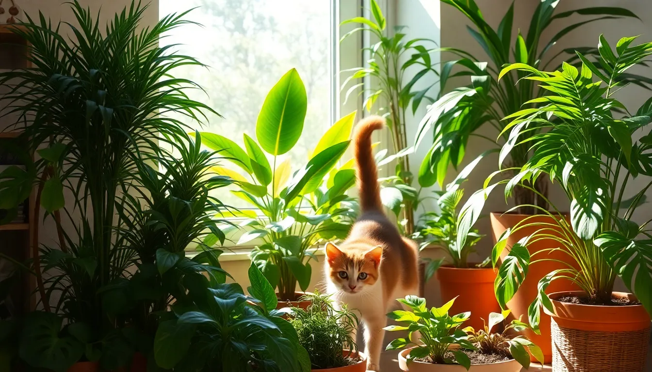 houseplants that are safe for cats